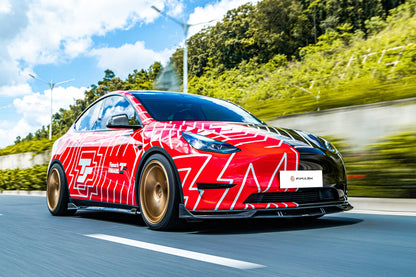 TESERY Carbon Fiber Front Lip for Tesla Model Y