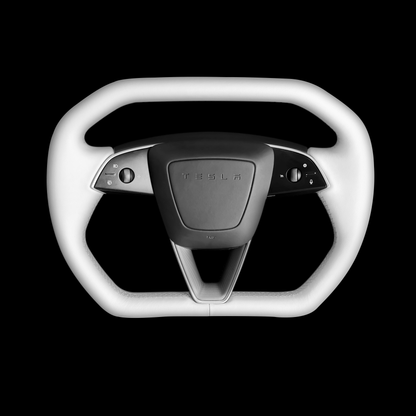 TESERY Cybertruck Style Steering Wheel for Model Y Juniper & Model 3 Highland