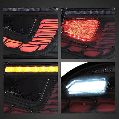 TESERY Dragon Scale Tail Lights for Model 3/Y