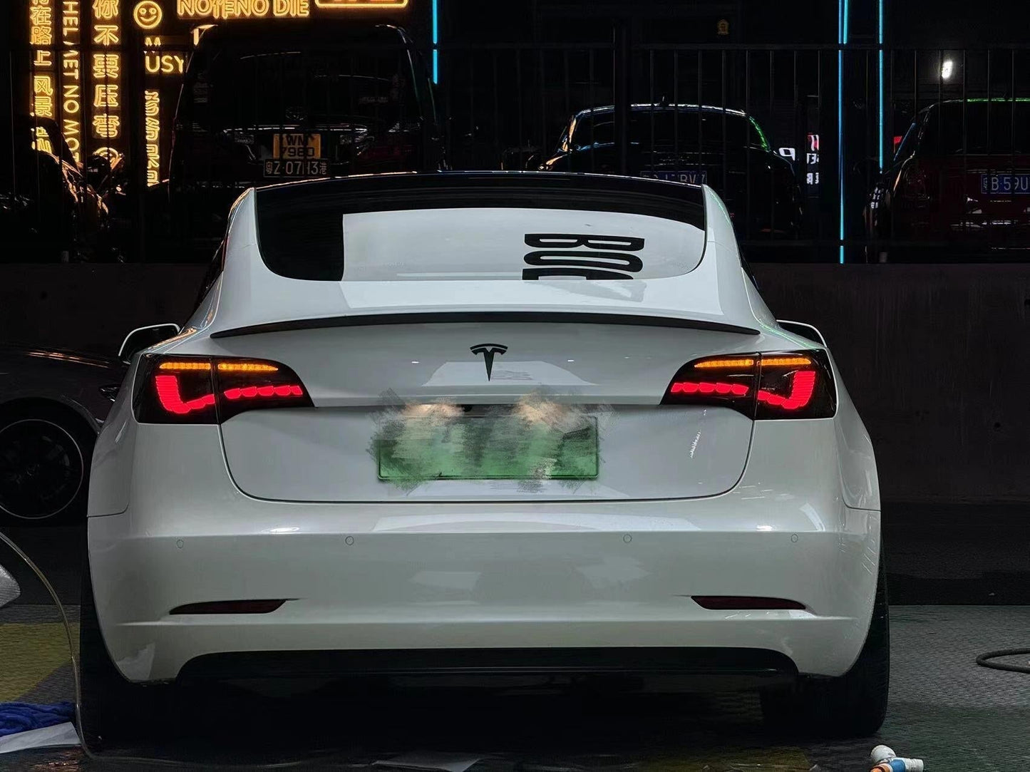 TESERY Dragon Scale Tail Lights for Model 3/Y