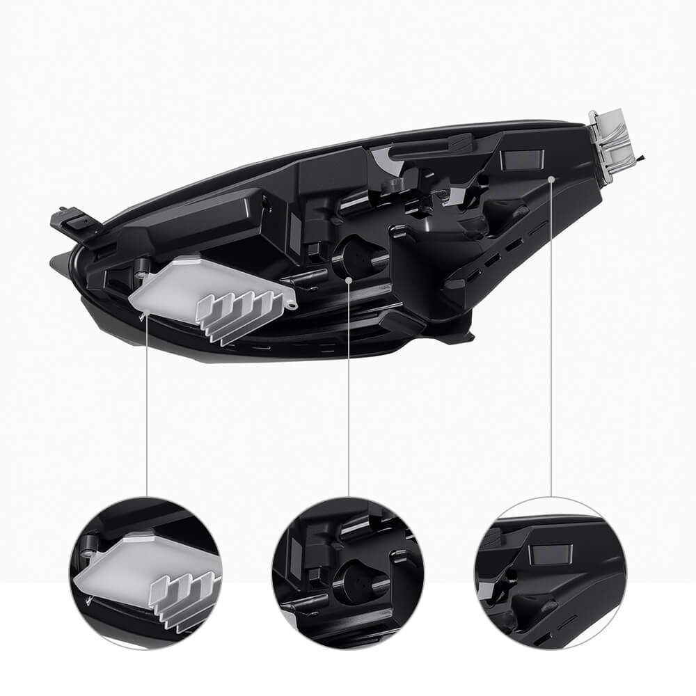 Full LED Headlight Replacement for Model 3 (17-20) 丨1077371/1077372