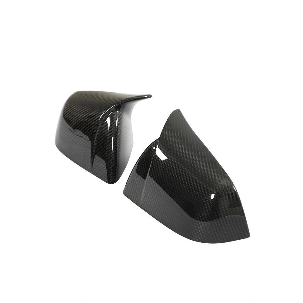 TESERY Mirror Caps for Model Y / 3 ( Sporty Style ) - Dry Carbon Fiber Exterior Mods