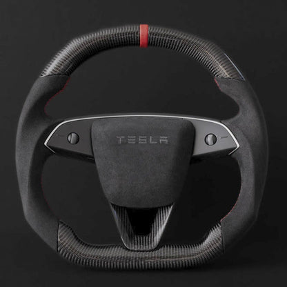 TESERY Model 3 Highland & Model Y Juniper Sport Carbon Fiber Steering Wheel