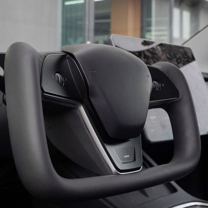 TESERY New Plaid Steering Wheel for Tesla Model 3 / Y