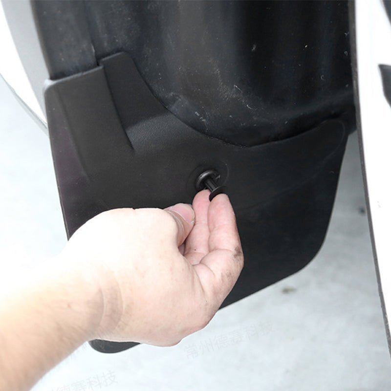 Upgraded OEM Mud Flaps for Model 3/Y | 4-Piece Kit | TPV Material | No-Drill Install