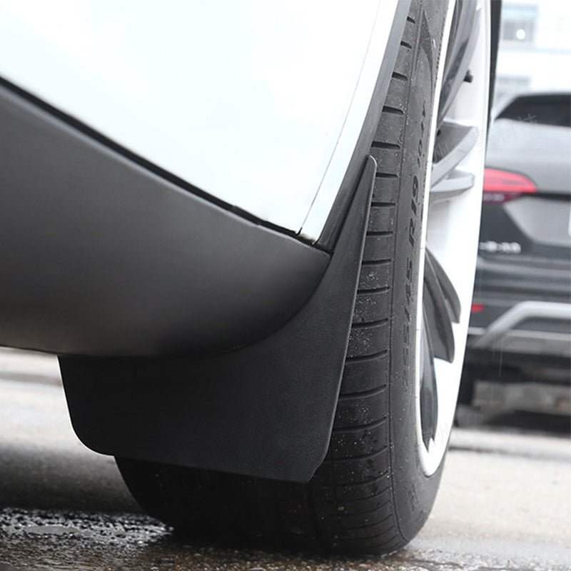 Upgraded OEM Mud Flaps for Model 3/Y | 4-Piece Kit | TPV Material | No-Drill Install