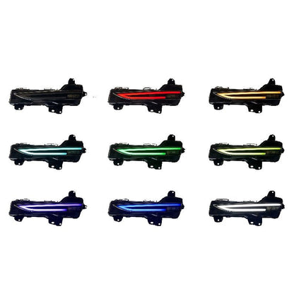 TESERY RGB Front Bumper Fog Light Upgrade for Model 3/Y