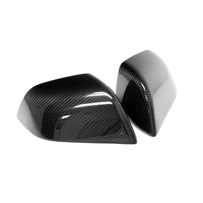 TESERY Side Mirror Cover for Model Y / 3 Highland ( OEM Style ) - Dry Carbon Fiber Exterior Mods