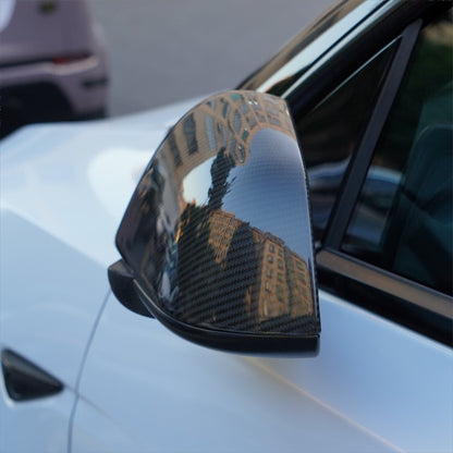 TESERY Side Mirror Cover for Model Y / 3 Highland ( OEM Style ) - Dry Carbon Fiber Exterior Mods