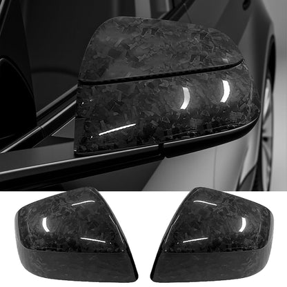 TESERY Side Mirror Cover for Model Y Juniper (OEM Style) - Dry Carbon Fiber Exterior Mods