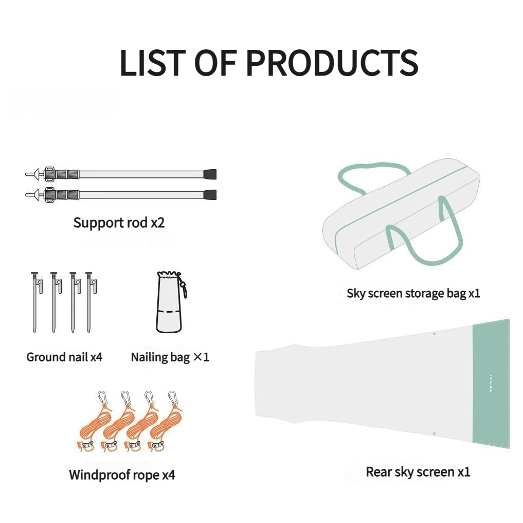 TESERY Camping Tent for Tesla Model Y Juniper