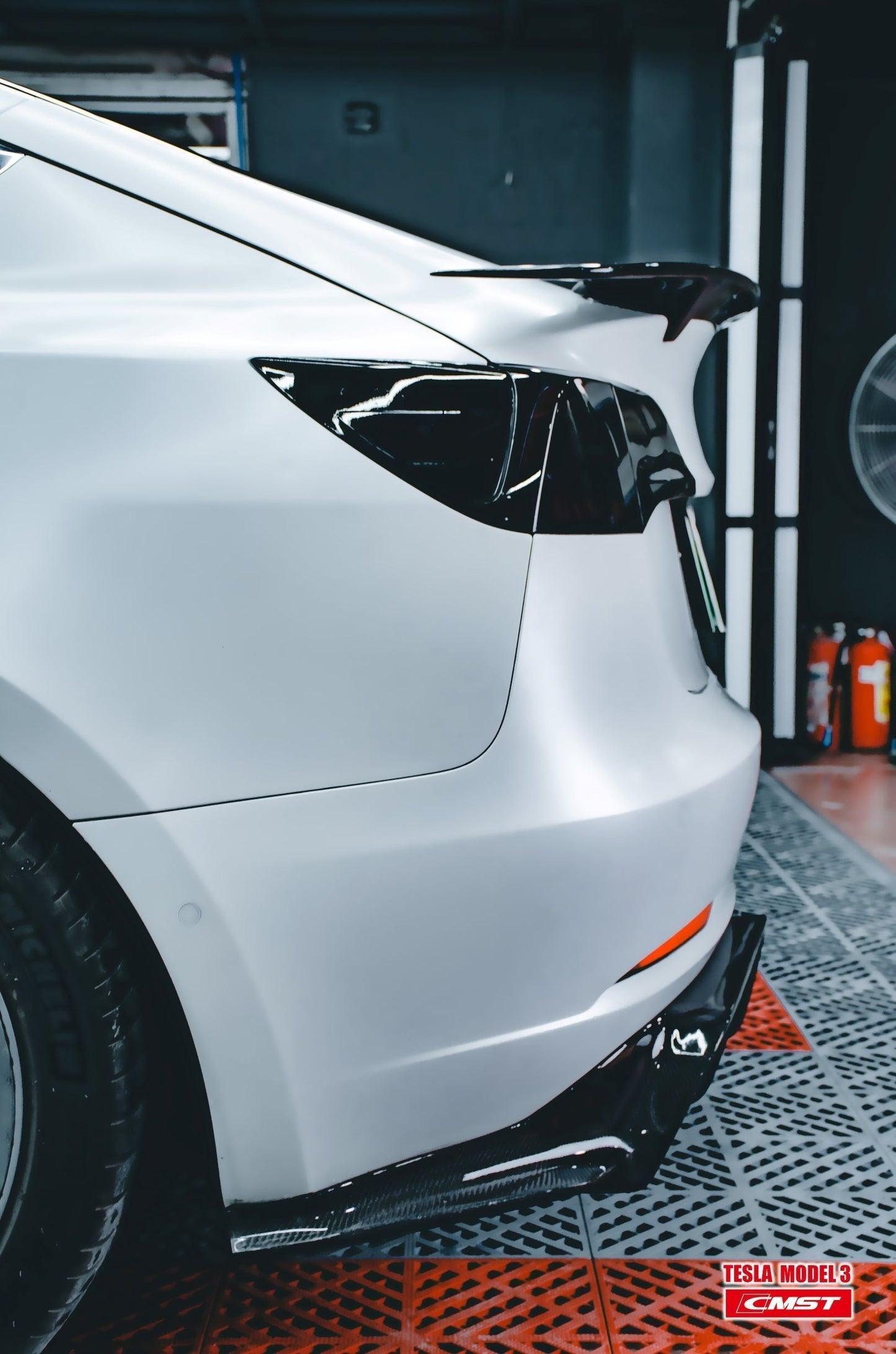 TESERY Tesla Model 3 Carbon Fiber Rear Spoiler Ver.3