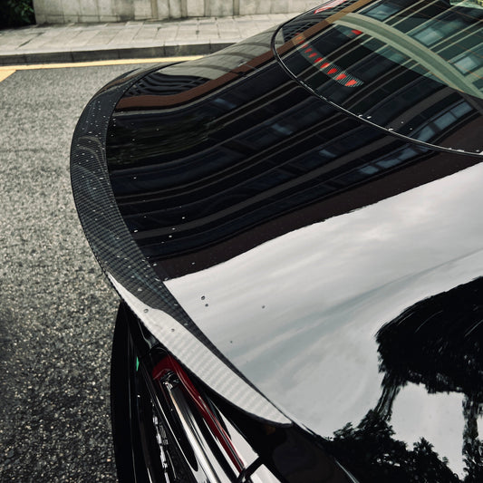 TESERY Spoiler Performance Style for Model Y / Model 3 Highland - Dry Carbon Fiber Exterior Mods