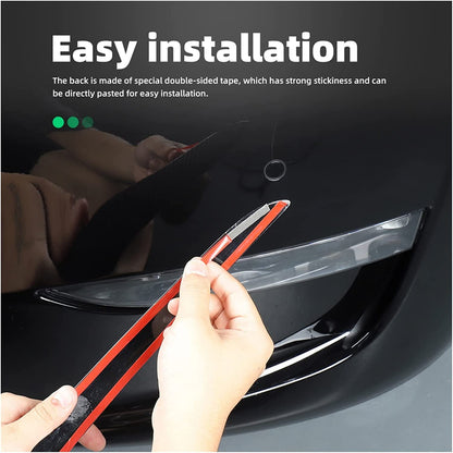 TESERY Tesla Model Y Fog Light Trim - Carbon Fiber Exterior Mods