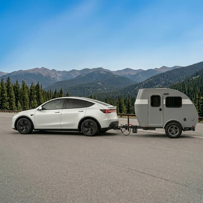 TESERY Trailer Tow Hitch for Model Y | 6500 lbs Capacity | No-Drill Install