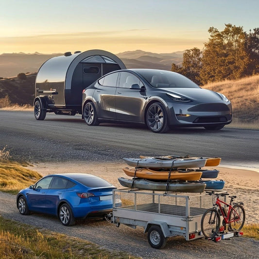 TESERY Trailer Tow Hitch for Model Y | 6500 lbs Capacity | No-Drill Install