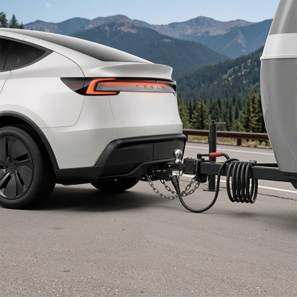 TESERY Trailer Tow Hitch for Model Y | 6500 lbs Capacity | No-Drill Install