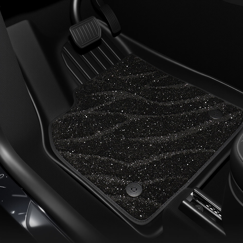 TESERY TPE+Carpet Double Layer Floor Mats for Model Y Juniper