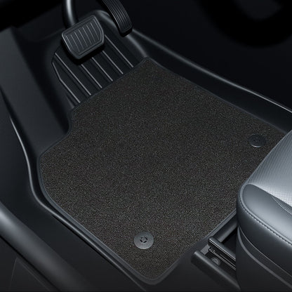 TESERY TPE+Carpet Double Layer Floor Mats for Model Y Juniper