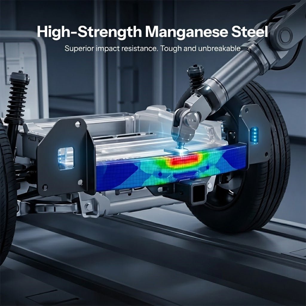 TESERY Trailer Tow Hitch for Model Y | 6500 lbs Capacity | No-Drill Install