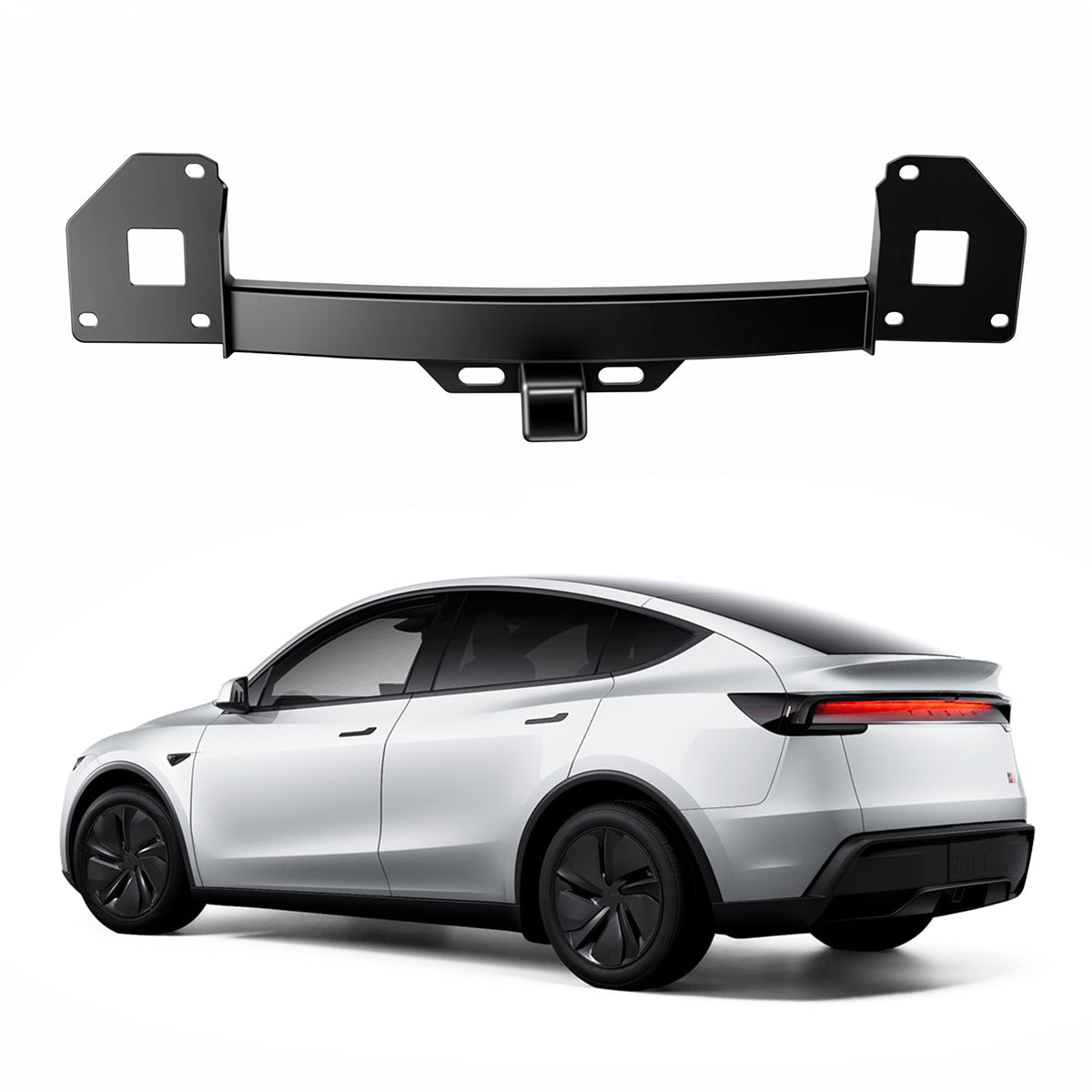 TESERY Trailer Tow Hitch for Model Y | 6500 lbs Capacity | No-Drill Install