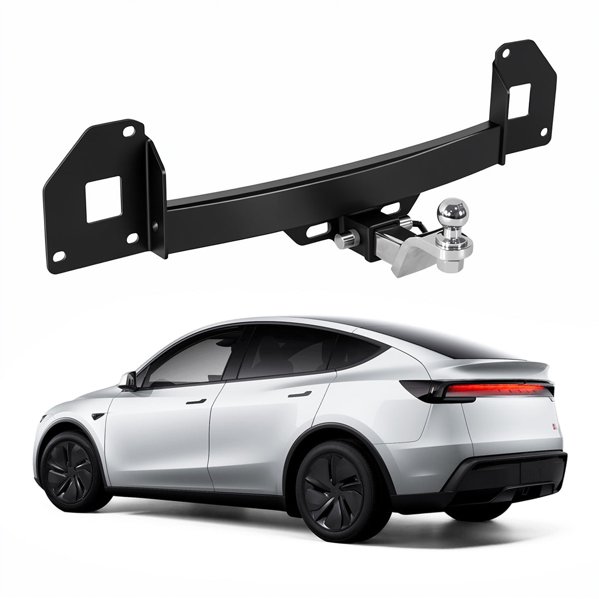 TESERY Trailer Tow Hitch for Model Y | 6500 lbs Capacity | No-Drill Install