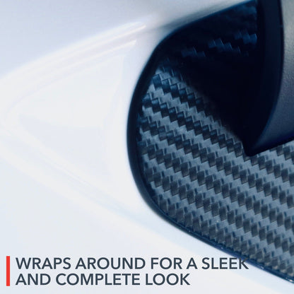 Charge Port Wrap | Carbon Fiber Decal for 2017-2023 Tesla Model 3 and 2019-2025 Tesla Model Y
