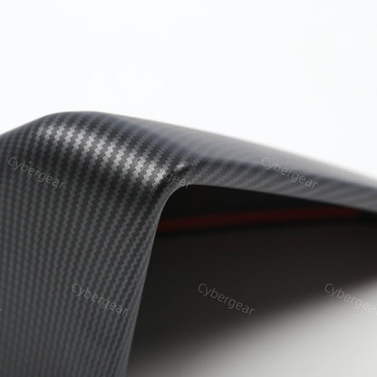 [Carbon Fiber Pattern ABS] Texture Side Mirror Cap Rearview Protective Cover For Cybertruck (2 Pcs))