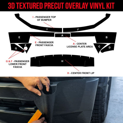 Cybertruck Front Bumper Protection Armor Vinyl DIY Kit | TOProtect