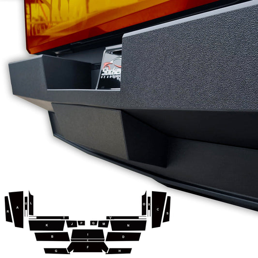 Cybertruck Rear Bumper Protection Armor Vinyl DIY Kit | TOProtect