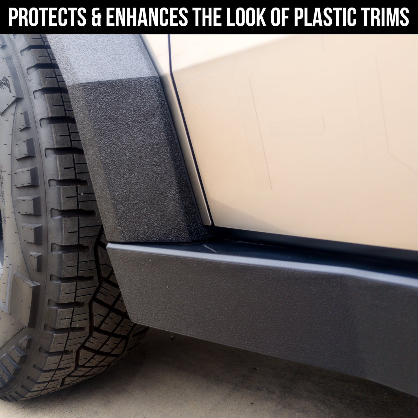 Tesla Cybertruck Rocker Panel Protection Armor Vinyl DIY Kit | TOProtect