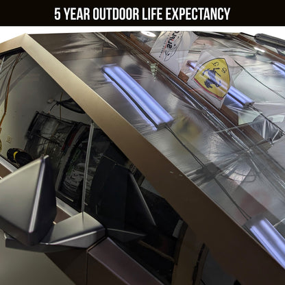 TOProtect Windshield Sun Visor Banner for Tesla Cybertruck | Style & Protection
