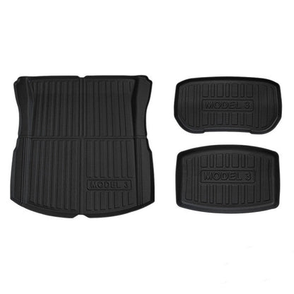 Tesla Model 3 Highland All Weather TPE Front/Rear Trunk Mat