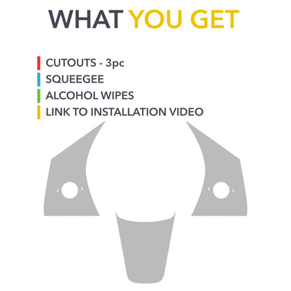 Steering Wheel Vinyl Cover | 2017-2023 Tesla Model 3 & 2021-2025 Tesla Model Y