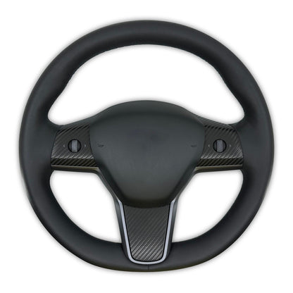 Steering Wheel Vinyl Cover | 2017-2023 Tesla Model 3 & 2021-2025 Tesla Model Y