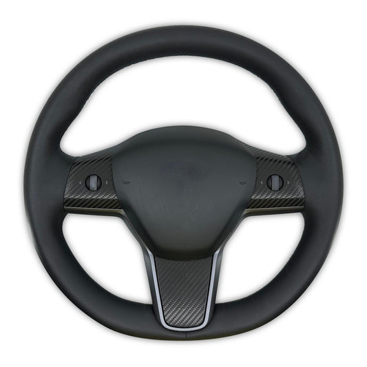 Steering Wheel Vinyl Cover | 2017-2023 Tesla Model 3 & 2021-2025 Tesla Model Y