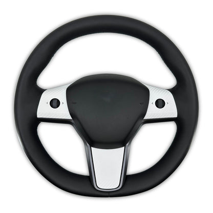 Steering Wheel Vinyl Cover | 2017-2023 Tesla Model 3 & 2021-2025 Tesla Model Y
