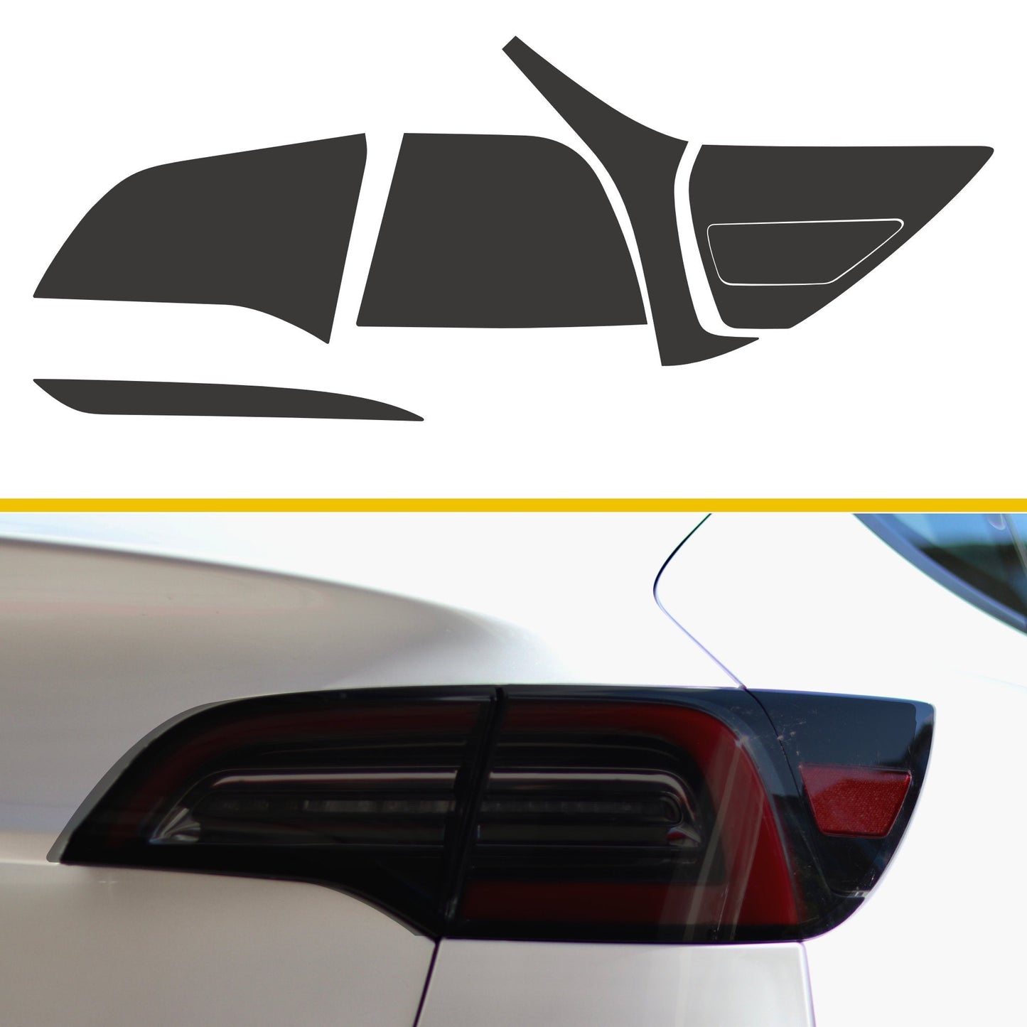 Tail Lights Smoke Tint | 2017-2023 Tesla Model 3 & 2021-2024 Tesla Model Y