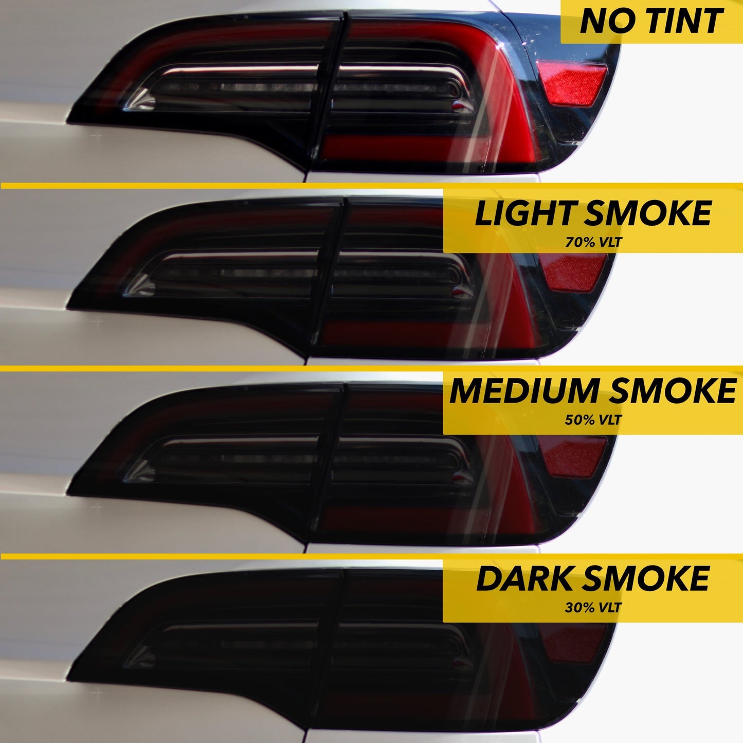 Tail Lights Smoke Tint | 2017-2023 Tesla Model 3 & 2021-2024 Tesla Model Y