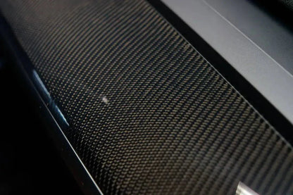 Tesla Model 3/Y Glossy Carbon Fiber Dashboard & Door Trim Set