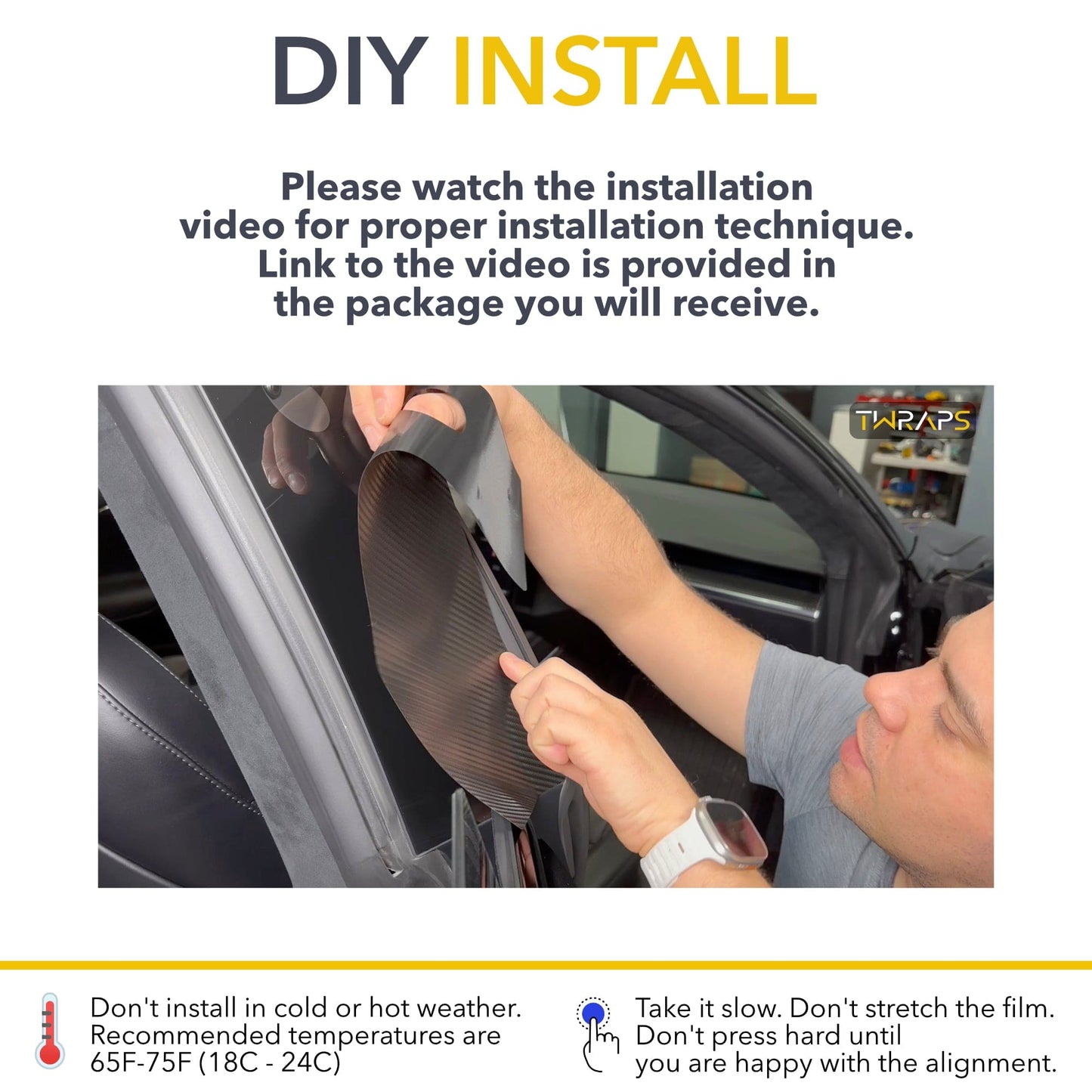 B Pillars Vinyl Wrap | Carbon Fiber Film Decal for Tesla Model S 2021-2026