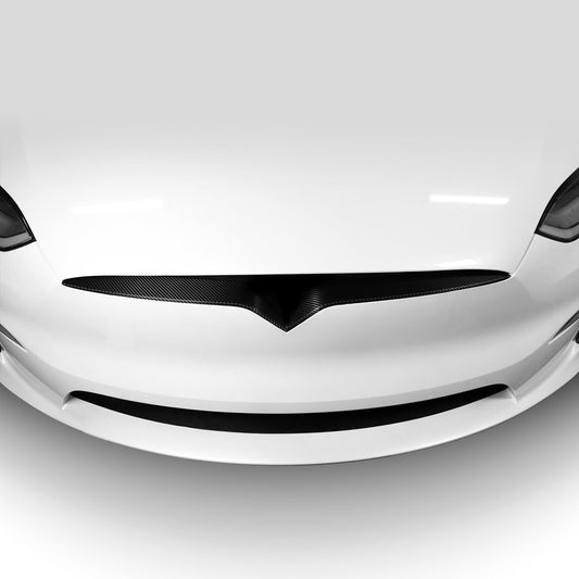 Front Upper Lip Wrap | Underhood Apron Trim Cover for Tesla Model S 2021-2025