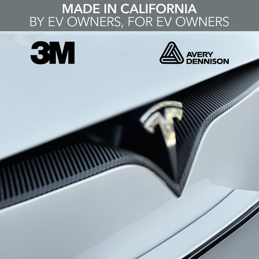 Front Upper Lip Wrap | Underhood Apron Trim Cover for Tesla Model S 2021-2025