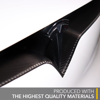 Front Upper Lip Wrap | Underhood Apron Trim Cover for Tesla Model S 2021-2025
