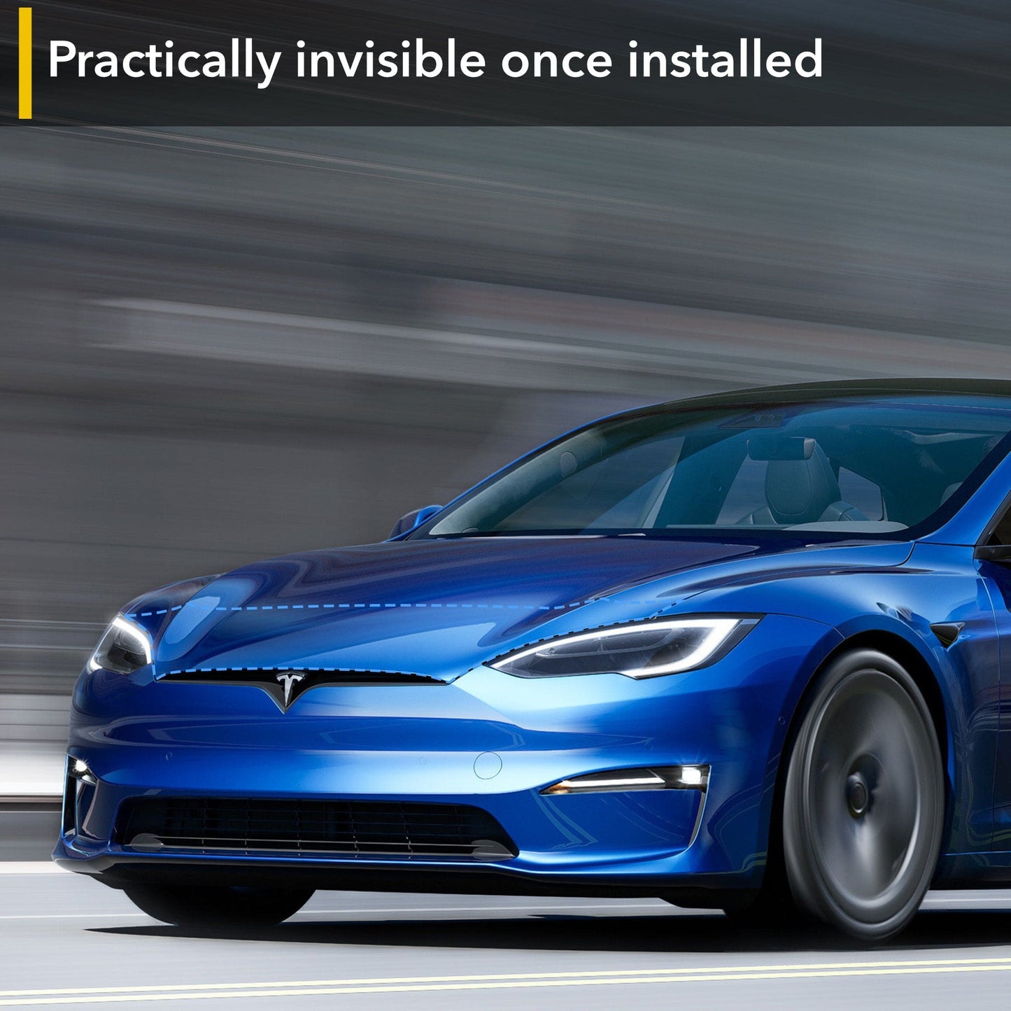 Mini Hood PPF | Anti Scratch Paint Protection Film Cover for Tesla Model S 2021-2026