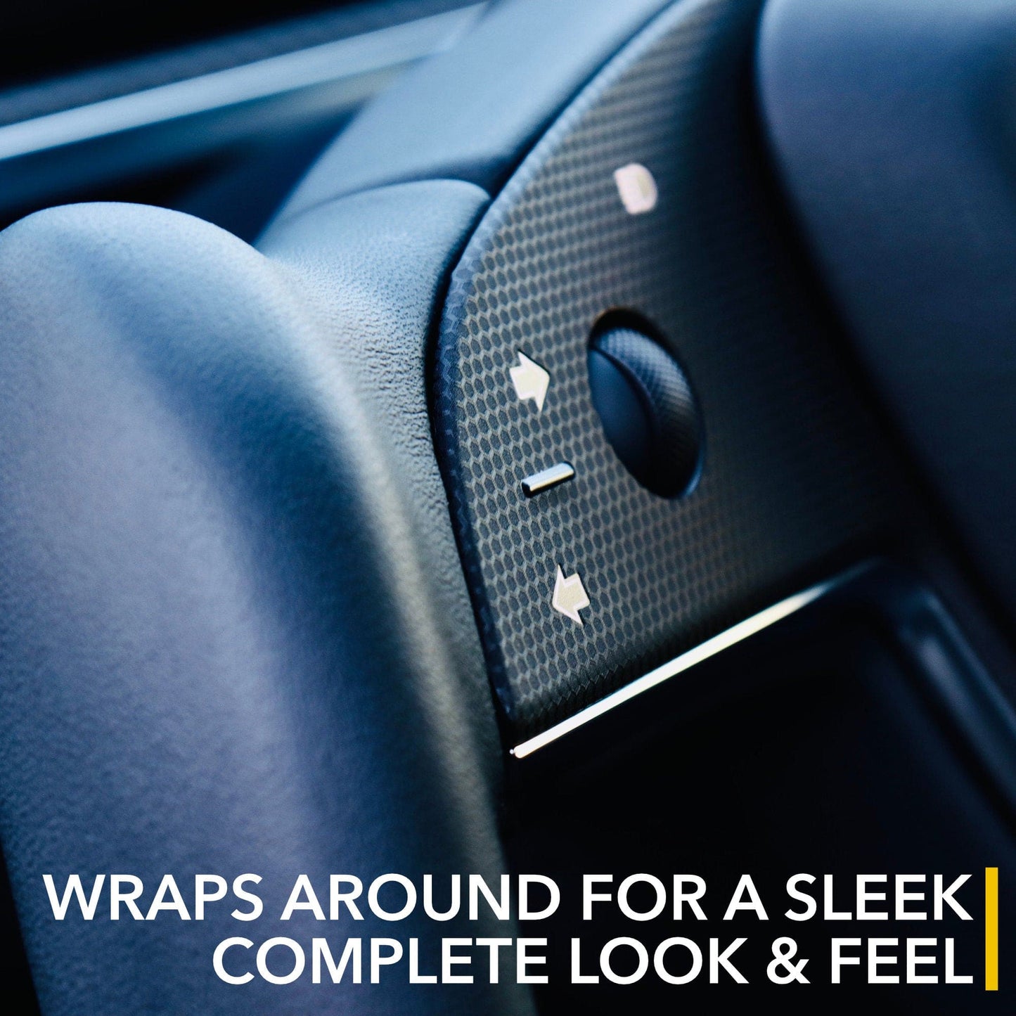 Steering Wheel / Yoke Vinyl Covers | 2021-2026 Tesla Model S / Model X