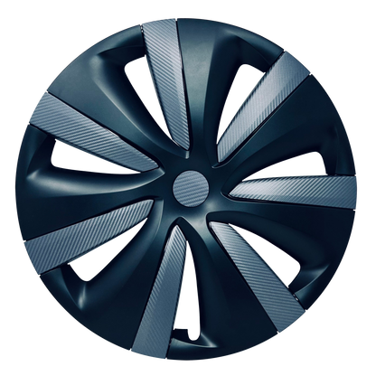 Tempest Wheels Vinyl Wrap | Carbon Fiber Film Decal for Tesla Model S 2021-2026
