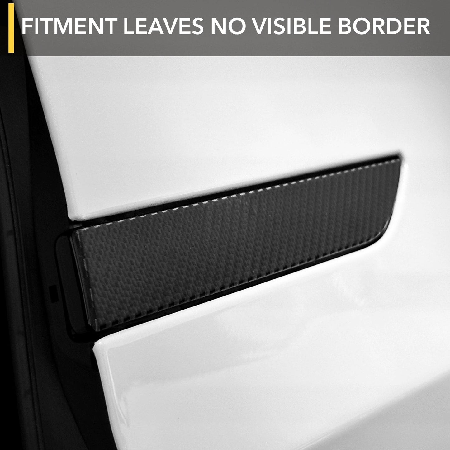 Door Handles Vinyl Wrap Covers | Carbon Fiber for Tesla Model X