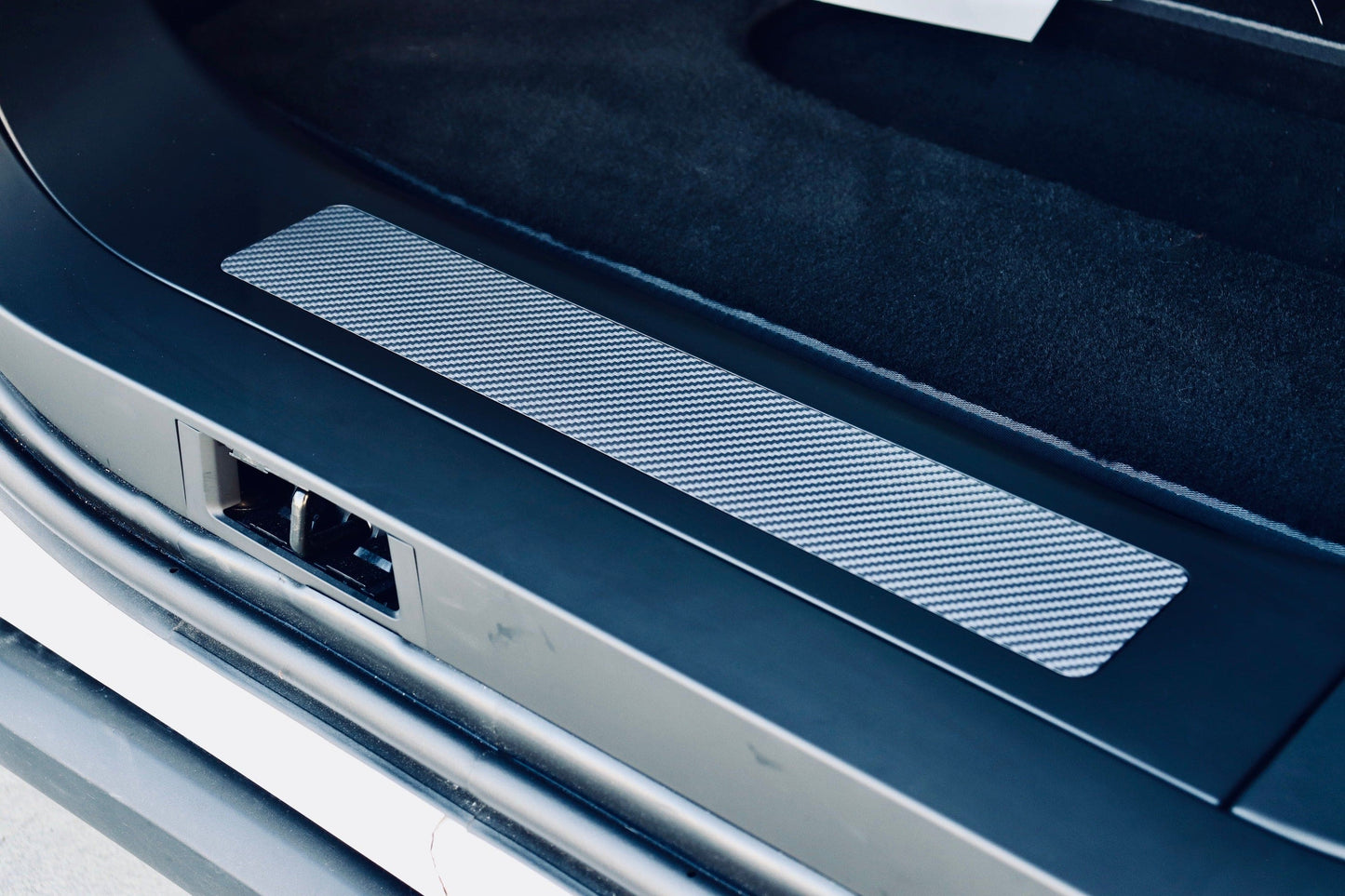 Door Sills Wrap | Tesla Model X 2021-2026 Refresh - Premium Carbon Fiber Film