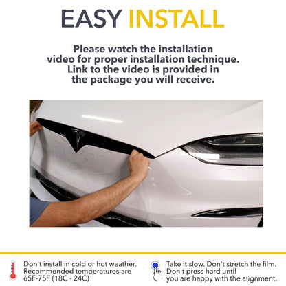 Mini Bumper PPF | Paint Protection Film for Tesla Model X 2021-2026